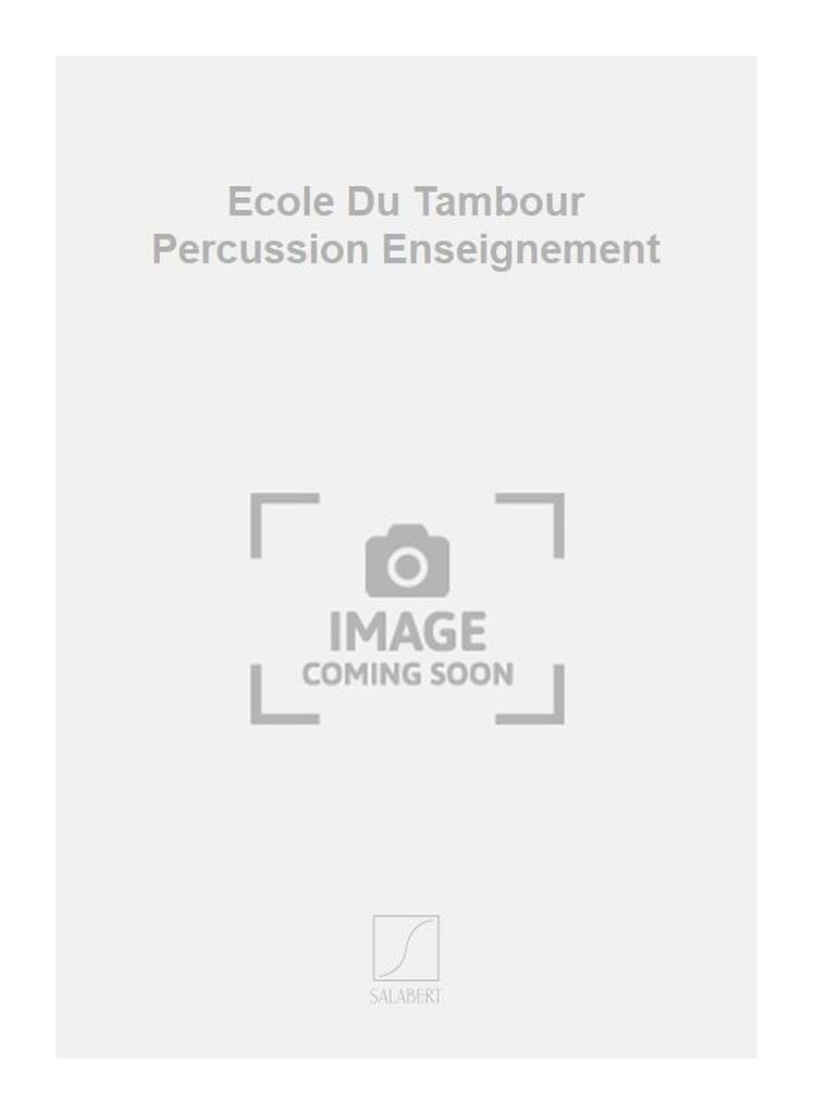 Ecole Du Tambour Percussion Enseignement